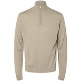 Gebreide Trui - Hoge Hals - Lange Mouwen - Regular Fit - 100% Merinowol