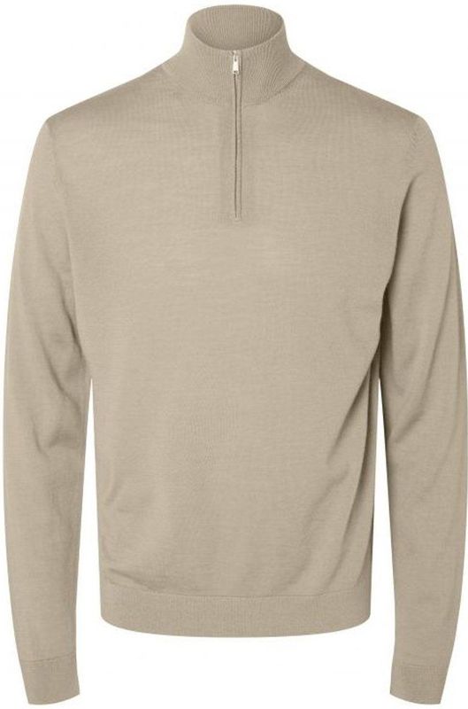 Gebreide Trui - Hoge Hals - Lange Mouwen - Regular Fit - 100% Merinowol