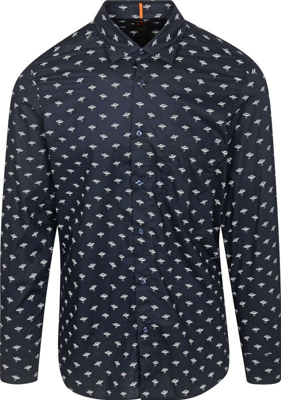 BOSS remiton_M voor heren, Donkerblauw 404, M