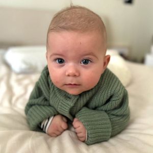 Gebreid Wollen Baby Vestje - Merinowol - Harper 50