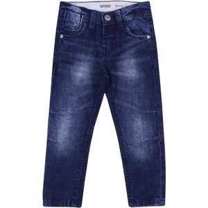 Taps toelopende, marineblauwe jeans DENIM CO