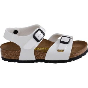 Birkenstock Rio Kinder - Slippers - Unisex - Maat 25 - wit/bruin