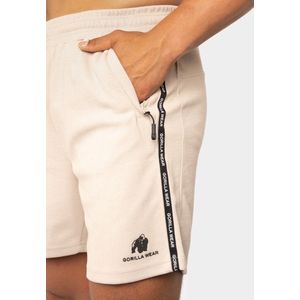 Gorilla Wear - Harvey Shorts - Beige - Korte Sportbroek