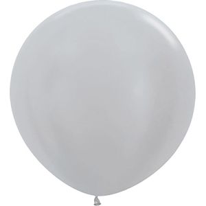 Sempertex ballonnen 61cm Pearl Silver 481 (10 stuks)