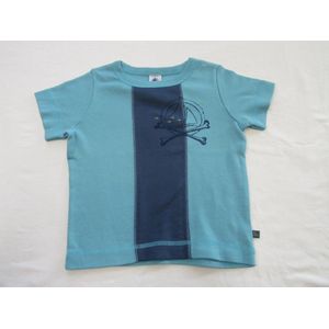 petit bateau , jongens , t-shirt korte mouw , blauw ,  6 jaar , 114