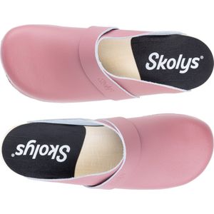 Skolys W-320.11 klompen - clogs - tuinklompen - werkklompen - dames - verpleegkundige - ziekenhuis - instap - pastel roze - maat 39