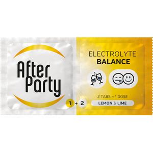 AfterParty 60-Pack - Anti Kater - Kater Killer - Elektrolyt - ORS - 2 tabletten sachet