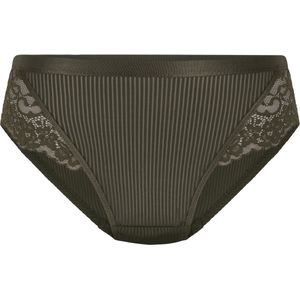 Hunkemöller Dames Lingerie Brazilian Kaiden - Groen - maat XS