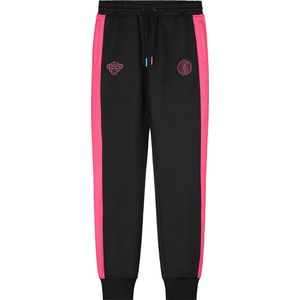 Black Bananas Augmented Joggingbroek Met Roze Streep