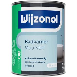 Wijzonol Muurverf Badkamer Wit 1 Liter