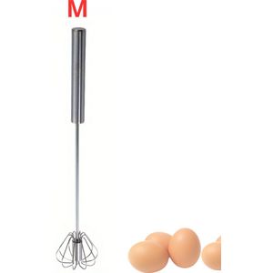 Bovista Handmixer - Mini Garde - Slagroomklopper - Eierklopper - Eierklutser - Egg Scrambler - Automatische Garde - Beslag Mixer - Melkopschuimer - Handmatig - Maat M
