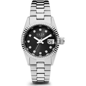 VNDX Amsterdam - Dames horloge - Dare Devil XS Zilver Zwart