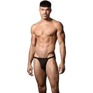 Andrew Christian SEX Bamboo Brief w/ ALMOST NAKED® Brown - MAAT S - Heren Ondergoed - Slip voor Man - Mannen Brief