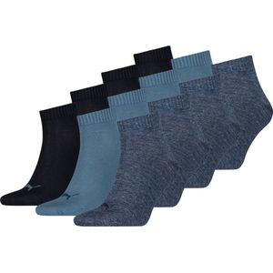 SOKKEN 12 paar Puma unisex kwartsokken, sneakers maat. 35 - 49 voor dames- en herensokken