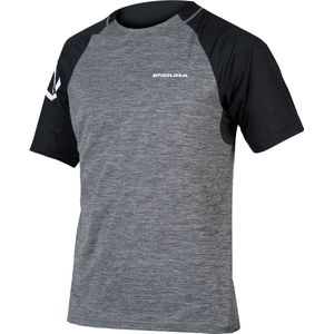 Endura Singletrack T-shirt Met Korte Mouwen Grijs XL Man