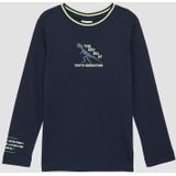 Katoen - Longsleeve - Print - Contrasterende Details