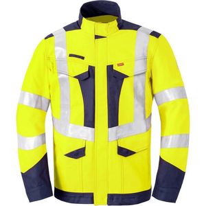 Havep 50247 Korte jas/Vest Fluo Geel/Marine maat XXL