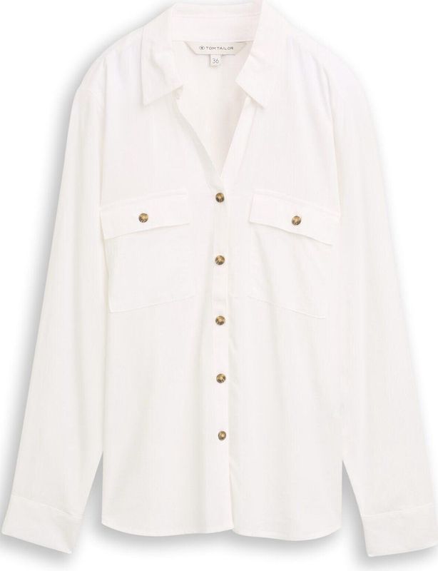 Tom Tailor Overhemdblouse met borstzakken