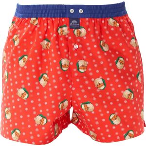 McAlson Boxershort Carol Red Christmas Kerst L - Giftbox