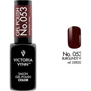 Victoria Vynn – Salon Gelpolish 053 Burgundy Wine - bordeaux rood glimmer - gel polish - gellak - nagels - nagelverzorging - nagelstyliste - uv / led - nagelstylist - callance