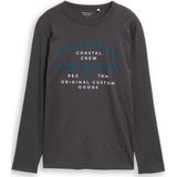 Tom Tailor Shirt met lange mouwen en logoprint