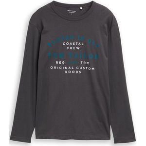 Tom Tailor Shirt met lange mouwen en logoprint