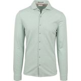 No Excess - Overhemd Jersey Mintgroen - Heren - Maat 3XL - Regular-fit