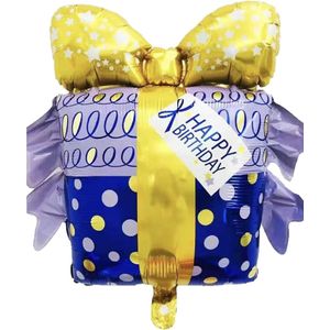 BalloonBash® XXL Cadeau - Helium Ballon - Verjaardagsdecoratie - 68 x 57 CM