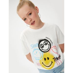Koton 3SAL10830IK Kinderen Vrouwen T-shirt Single - ecru - XS
