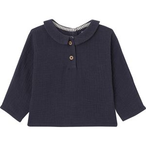 Babyshirt - Nachtblauw - Katoen - Personaliseerbaar