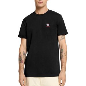 Hello Kitty Geborduurd Portret Premium T Shirt Heren