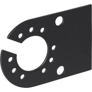 ProPlus Stekkerdooshouder - Metaal 12 x 8 cm - Zwart - Geschikt voor 7 en 13 Polige Stekkerdoos - blister