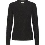 Kaffe - Kazeverina T Shirt - Zwart - Dames - Longsleeves