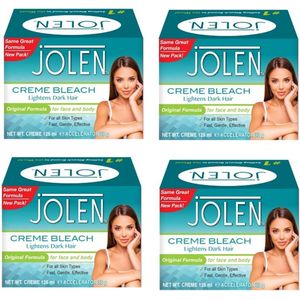 JOLEN - Creme Bleach Original Formula 125 ml - 4 Pak - Voordeelverpakking