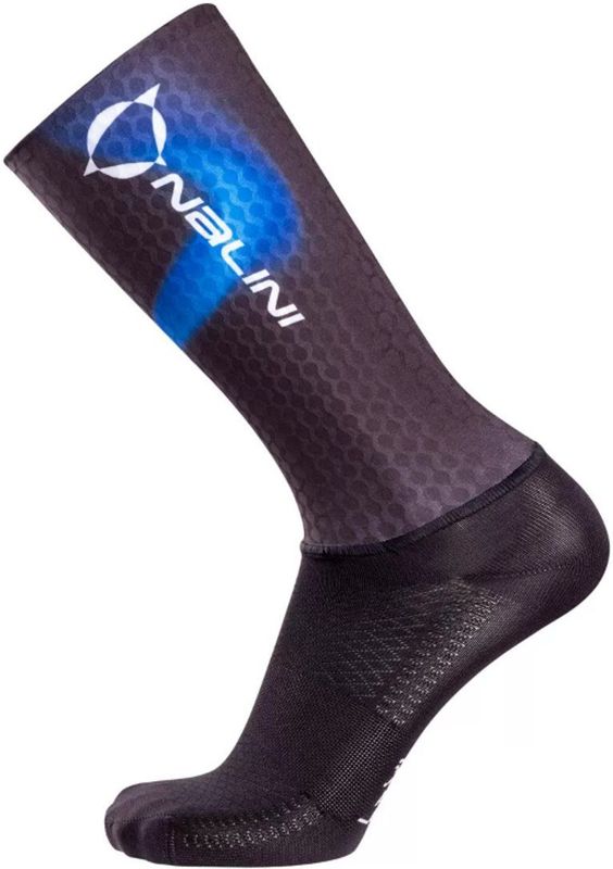 Nalini - Unisex - Fietssokken Zomer - FAST SOCKS - BLACK/PRISTINE - 41-43