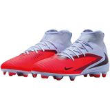 Nike - Phantom 6 High Club - Voetbalschoenen - Lichtblauw Felrood Zwart - Geschikt voor Gras en Kunstgras