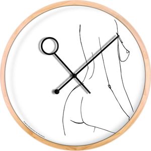 Cloudnola The Prance Wall clock 42 cm Tessa Roosenstein - Line Art Klok