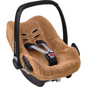 Meyco autostoelhoes Velvet - Warm Sand - groep 0