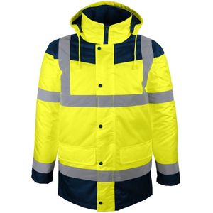 Singer Safety PALERME. Signalisatie parka. 100% polyester (Oxford 300D), maat M