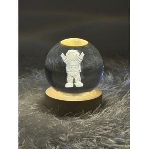 Lumina Spacelamp- decoratieve lamp Astronaut - Tafellamp/Nachtlamp - LED - Retro/Industrieel - cadeau