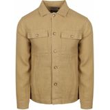 Suitable - Linnen Overshirt - Beige - Heren