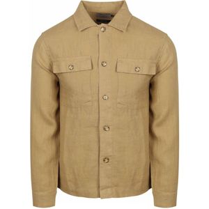 Suitable - Linnen Overshirt - Beige - Heren