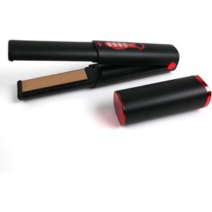 Draadloze Stijltang - Mini Stijltang - Reis Stijltang - Draadloze Krultang - Hair Straightener - 2 in 1