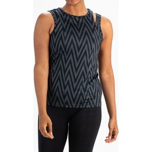 Sjeng Sports Orlanda Tank - Fitness Top - Zwart - Dames