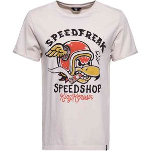 King Kerosin Heren Tshirt -L- Speedfreak Multicolours