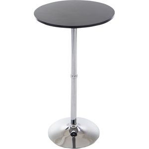 Luxe statafel rond - Bartafel voor Binnen & Buiten - Metaal - Partytafel - Grijs - 60x60x108cm