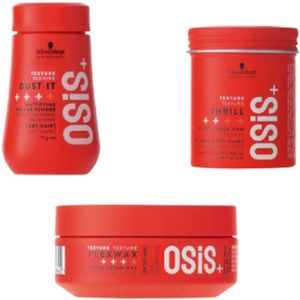 Schwarzkopf Osis+ - Uitprobeerpakket - dust it + thrill + flexwax - voordeelverpakking