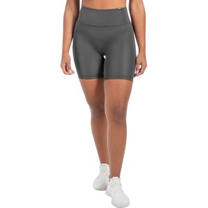 Smilodox Jule damessportshort, naadloze ondoorzichtige fietsshort, onzichtbaar scruncheffect, V-vorm korte sportbroek met hoge taille, bikershort met hoge taille voor yoga, fitness en gym