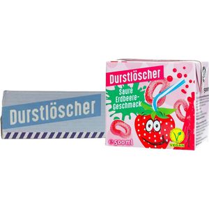 Dorstlesser - Vruchtensap - Zure Aardbeien - 12x500 ml