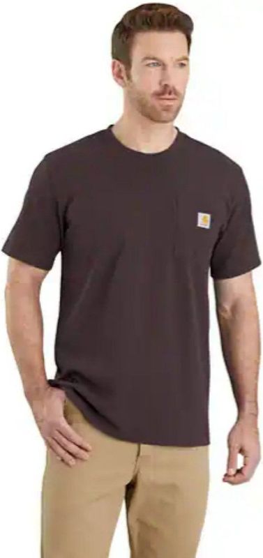 Carhartt - Werk-T-shirt - Dark Sepia - Korte Mouwen - Relaxed Fit